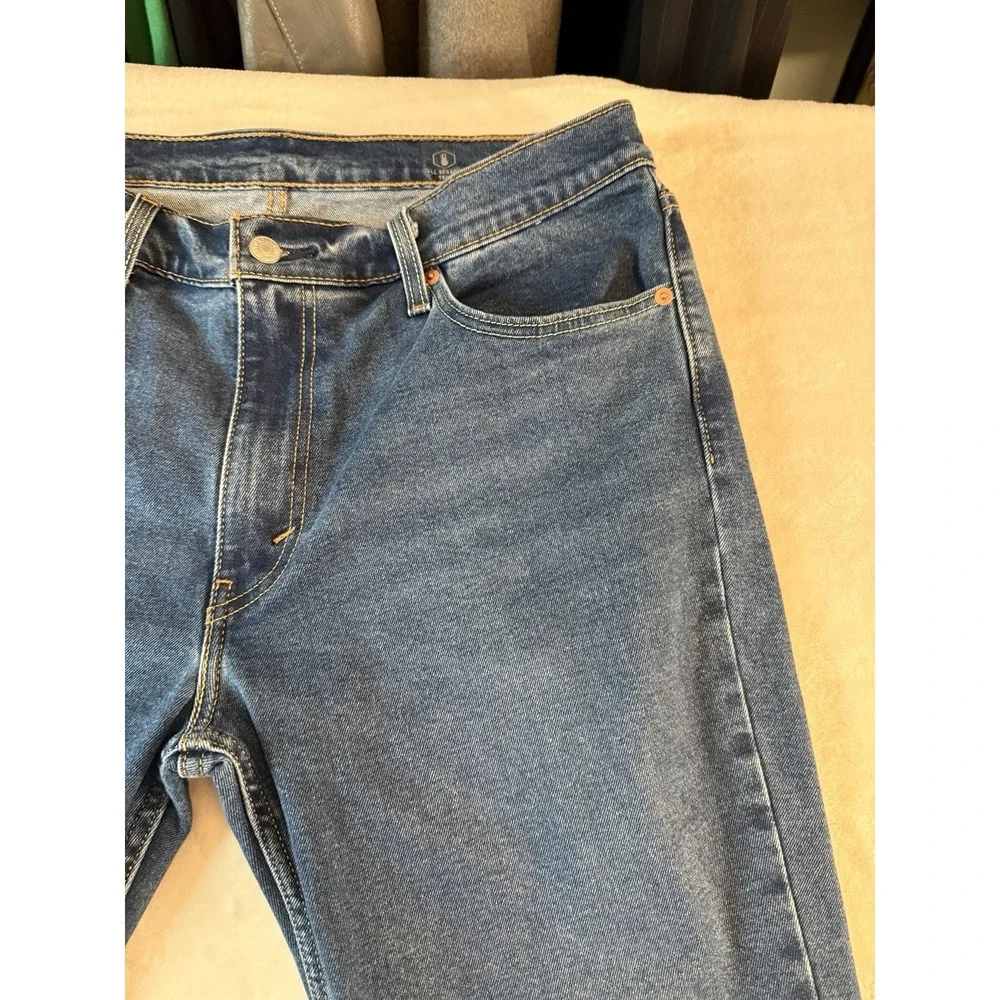 Levi's 511 Men's Blue Denim Slim Fit Straight Leg Stretch Jeans 36X32‎